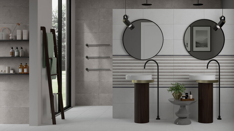 FAIANTA SUNNY GREY GEOMETRIC MAT 30X60, CAL I, 1.44MP/C, 69.12MP/P