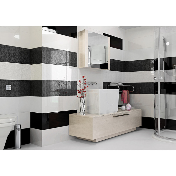 DECOR JAVA XERO BLACK 25X75 , CAL I, 4BUC/CUT